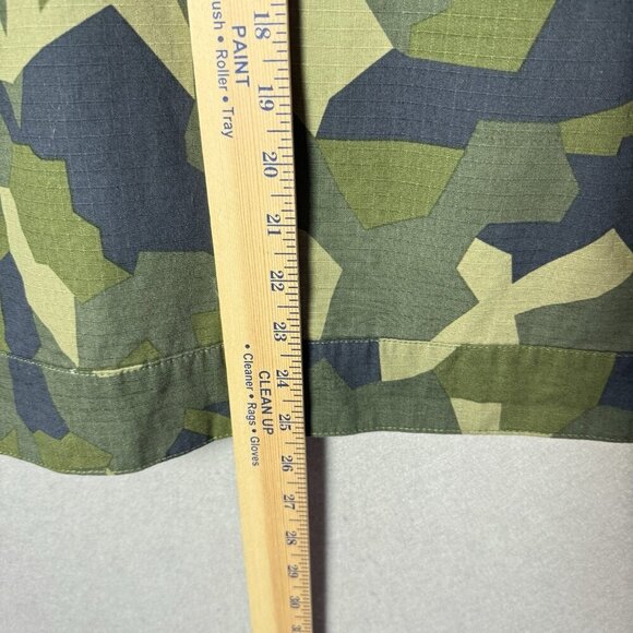 Kaun Camouflage Utility Jacket Womens Full Zip Buttons Pockets 100% Cotton M - Picture 12 of 13